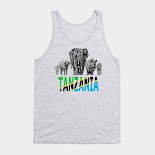 Africa's Big 5 Animals for Tanzanians Tank Top